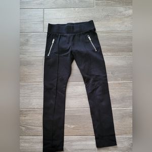 Girls black jeggings